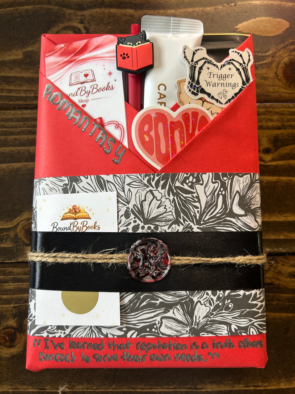 Paperback Wrapped Book Date