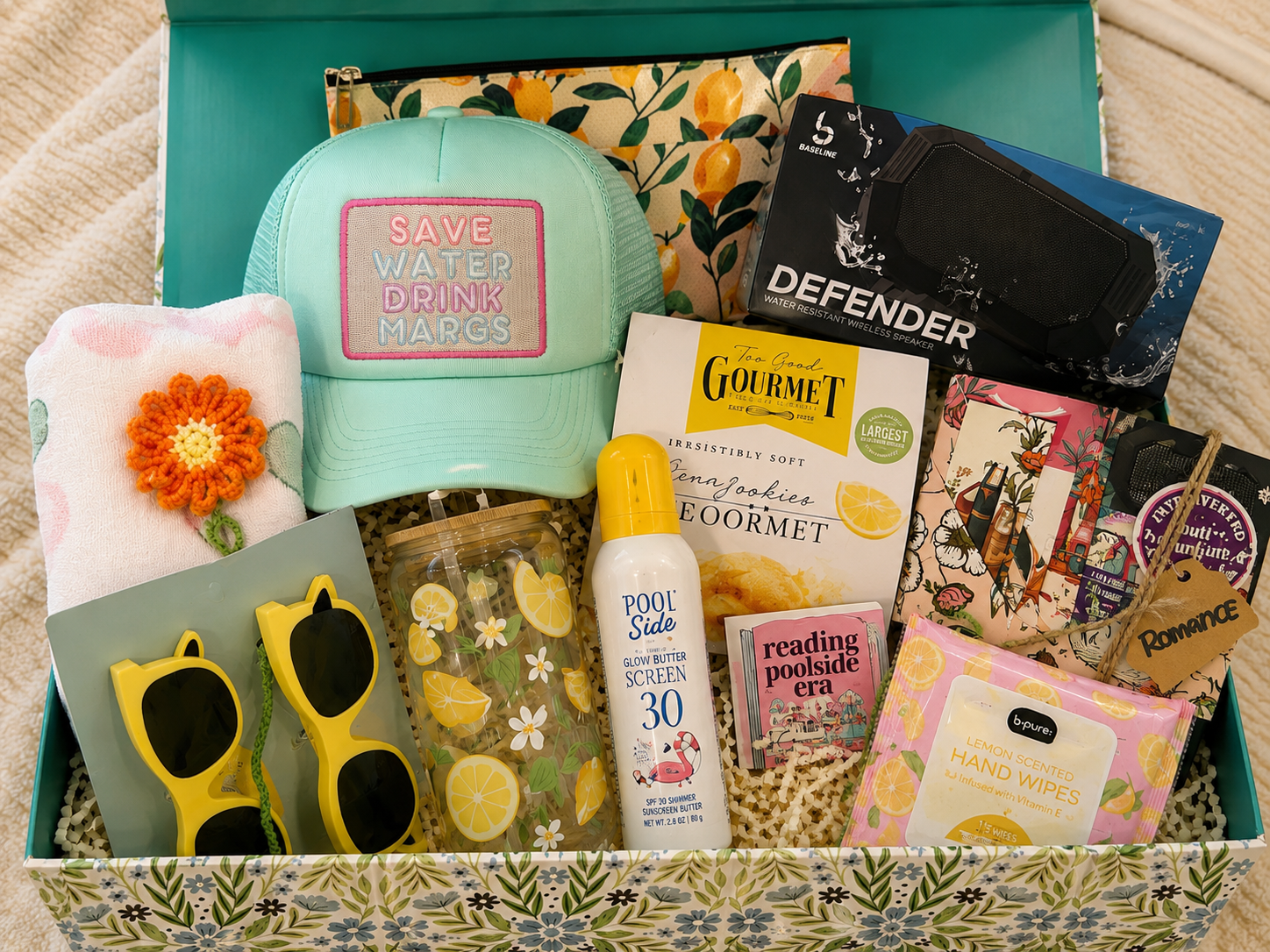 Cozy Reader Box-Monthly Themed! Poolside Reading Era-June edition.