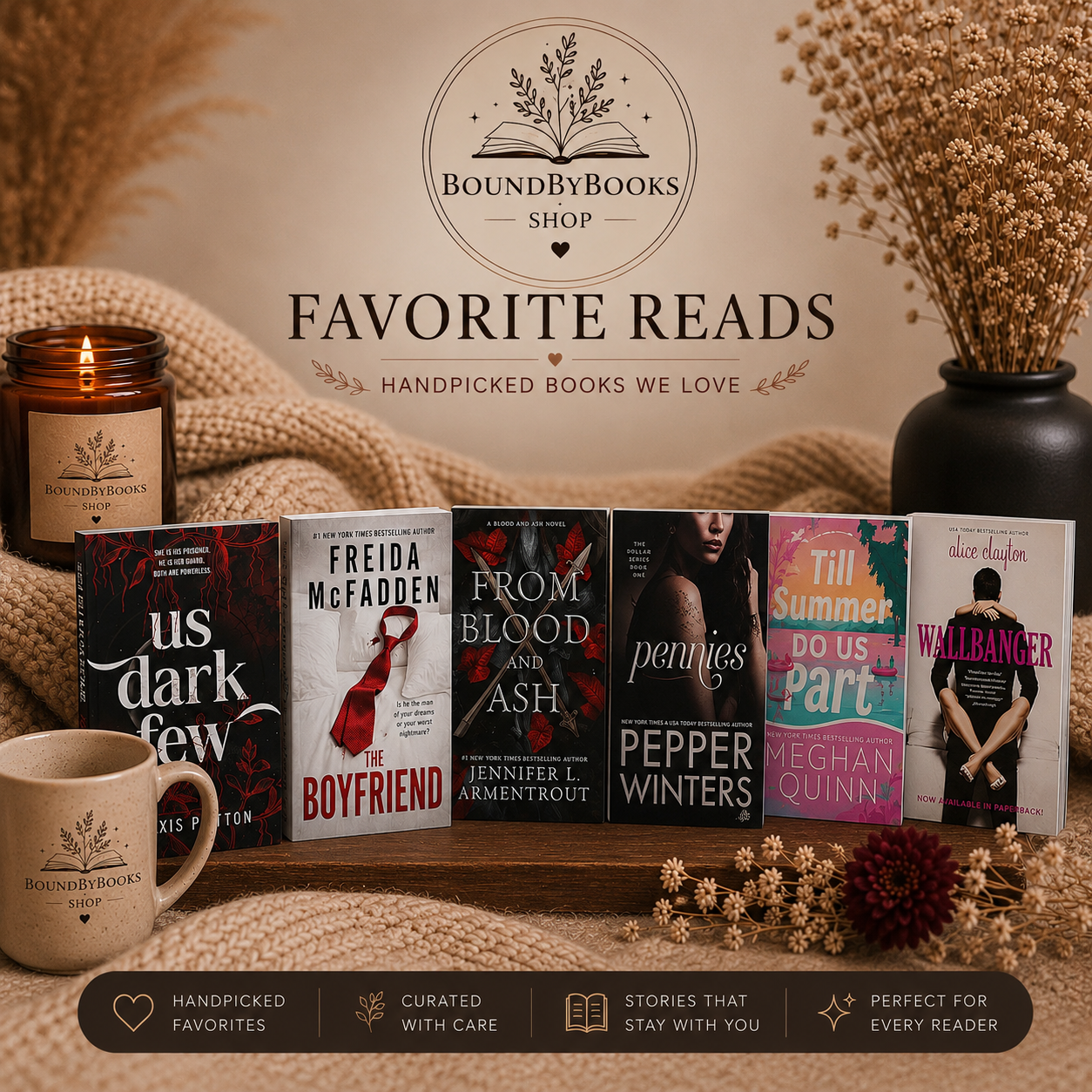 BoundByBooks Shop Favorite Reads-Wrapped Dates